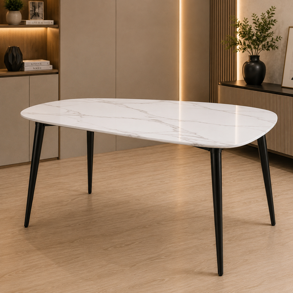 Evander Sintered Stone Dining Table