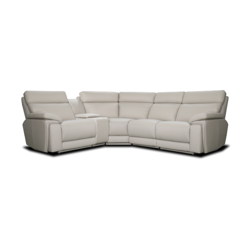 Sage Leather Recliner Sofa
