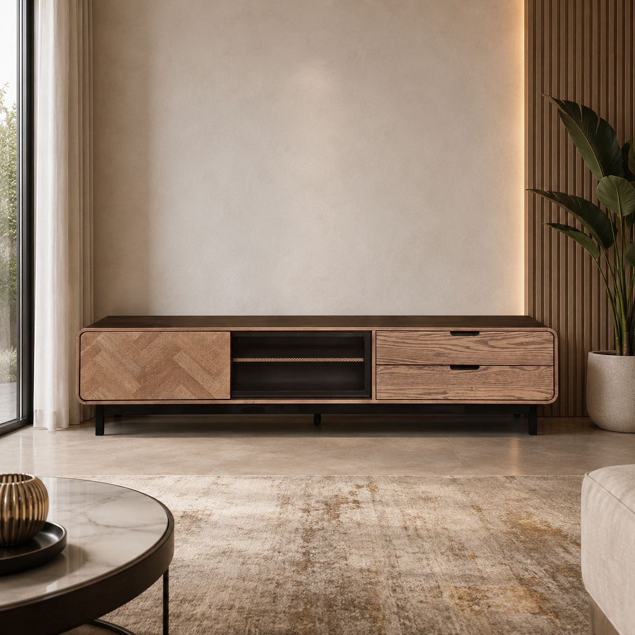 Nordica TV Cabinet by Wood Haven