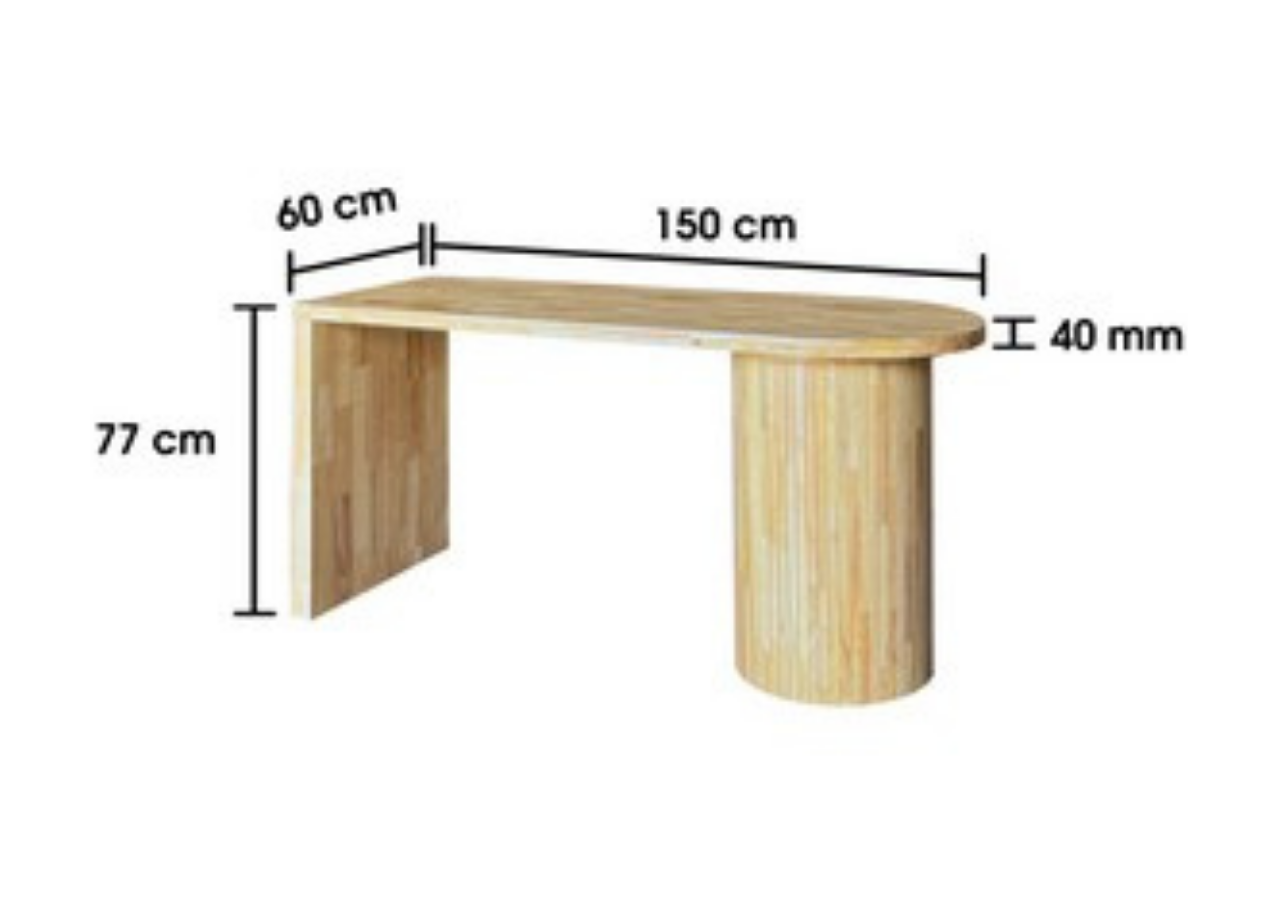 Alpine Study Table by Wood Haven