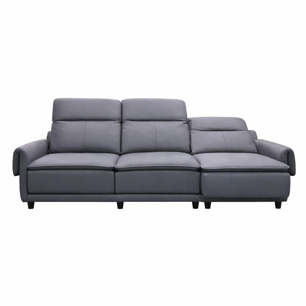 Leather Recliner Sofa