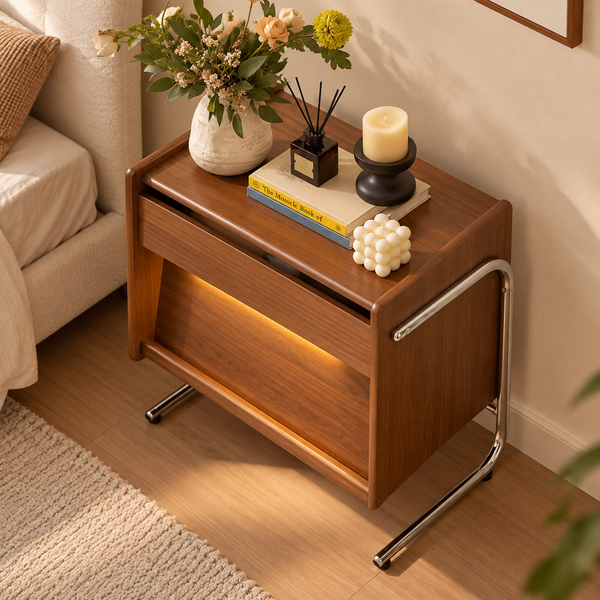 Monyash Wood Bedside Table