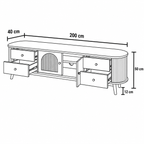 Aurelia TV Cabinet by Wood Haven
