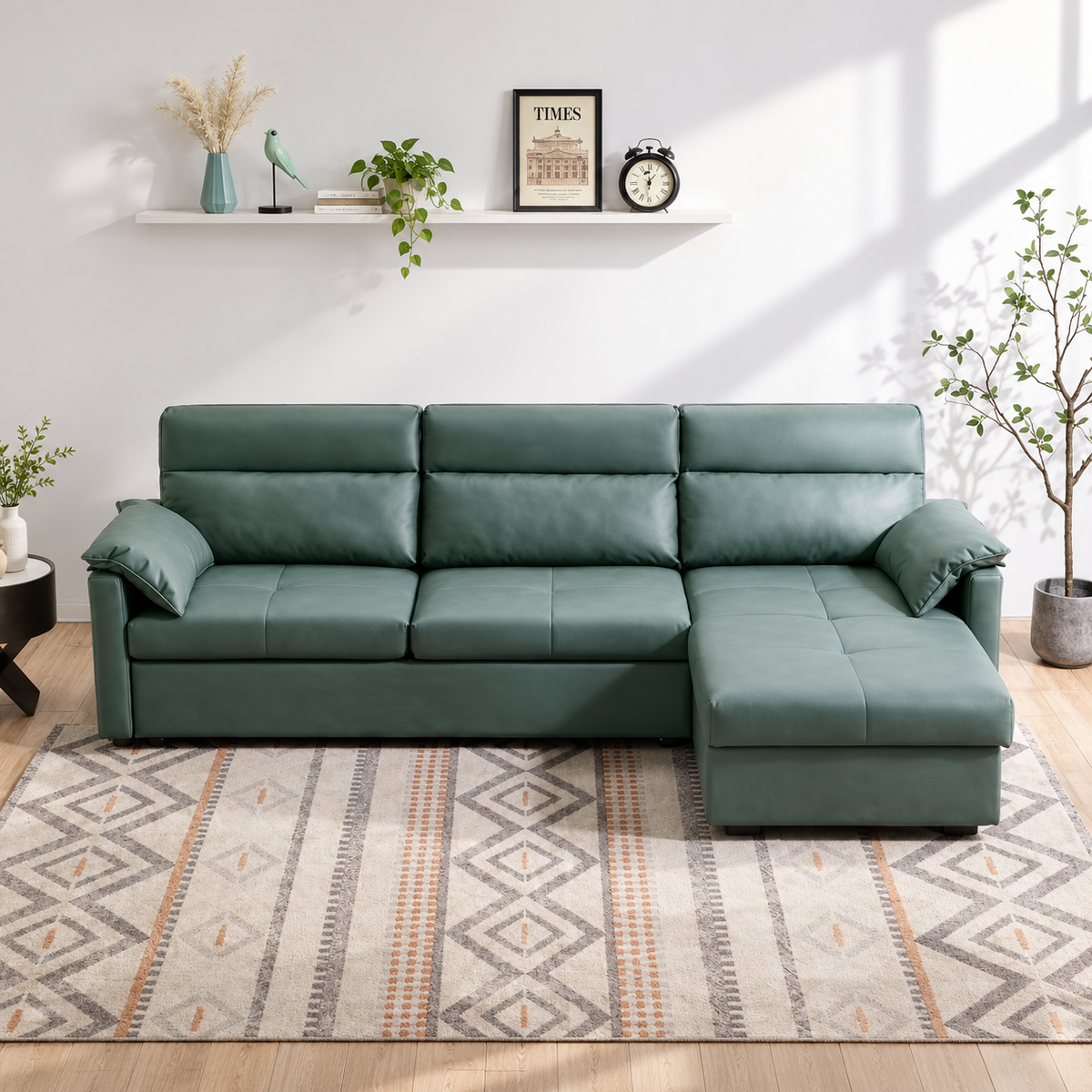 Dunster Sofa Bed with Hidden Storage Chaise