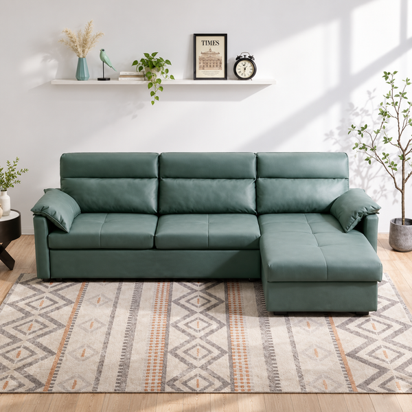 Dunster Sofa Bed with Hidden Storage Chaise