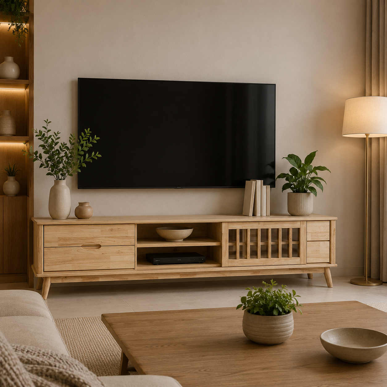 Linden TV Cabinet by Wood Haven