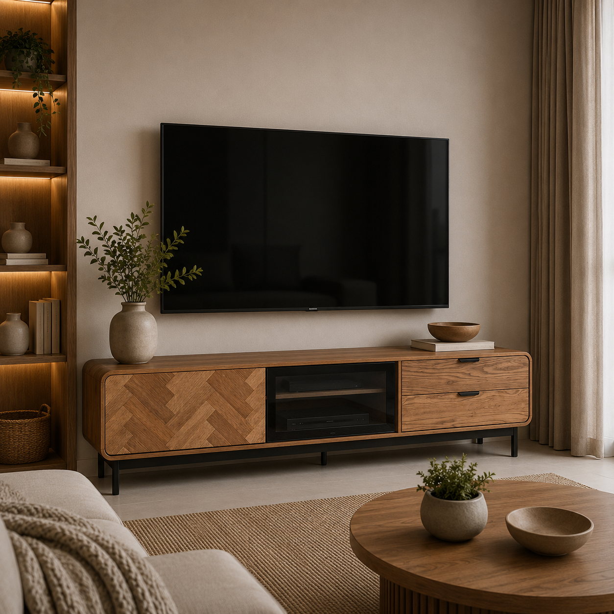 Nordica TV Cabinet by Wood Haven