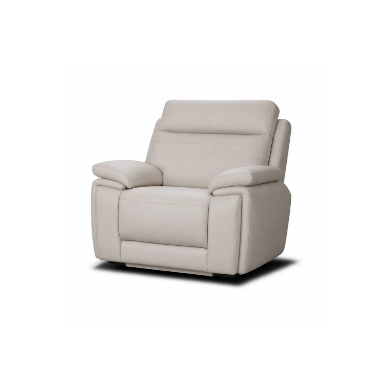 Sage Leather Recliner Sofa