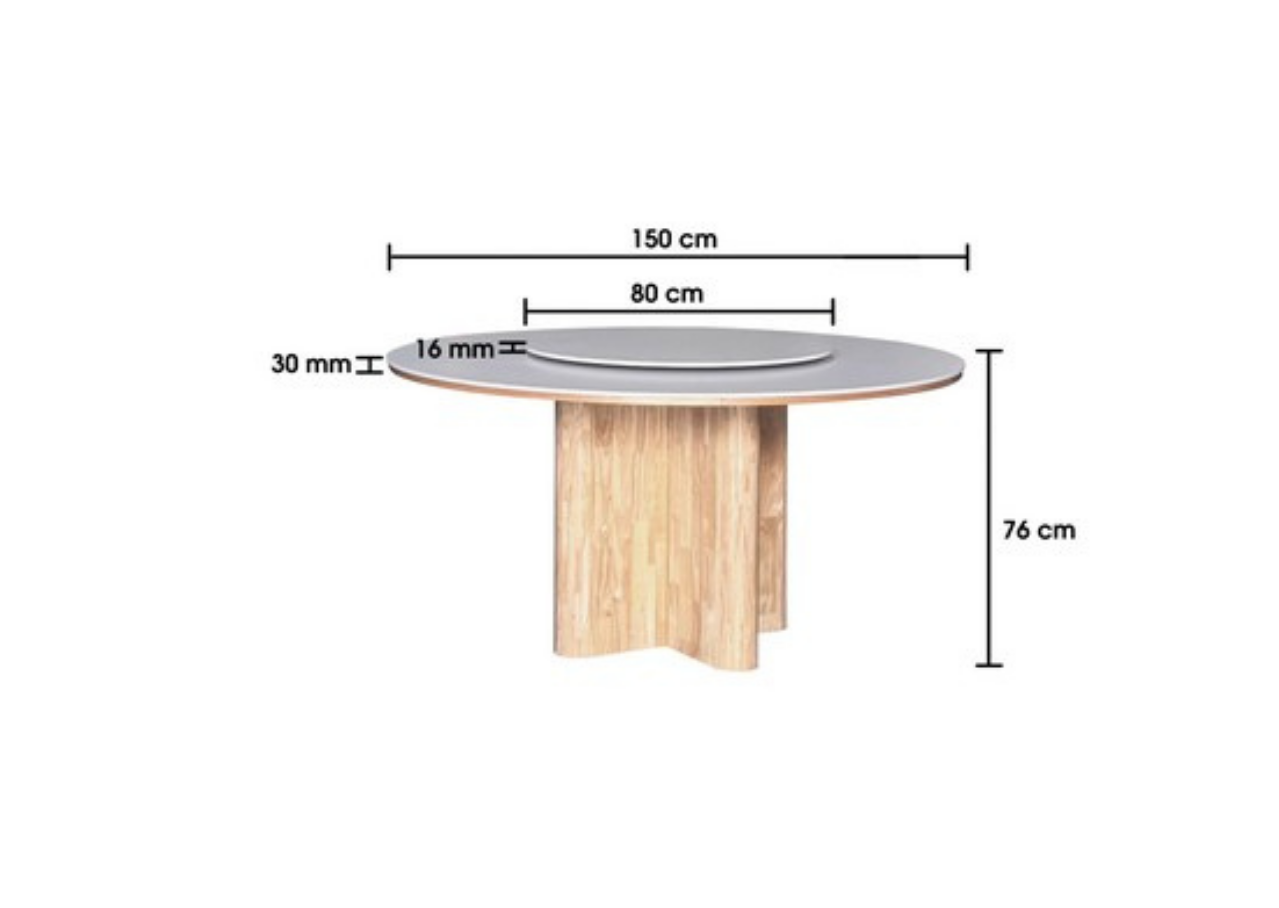Solara Dining Table by Wood Haven