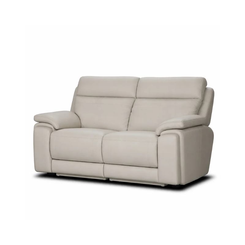 Sage Leather Recliner Sofa