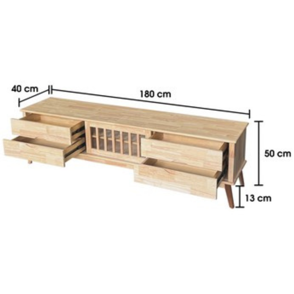 Linden TV Cabinet by Wood Haven