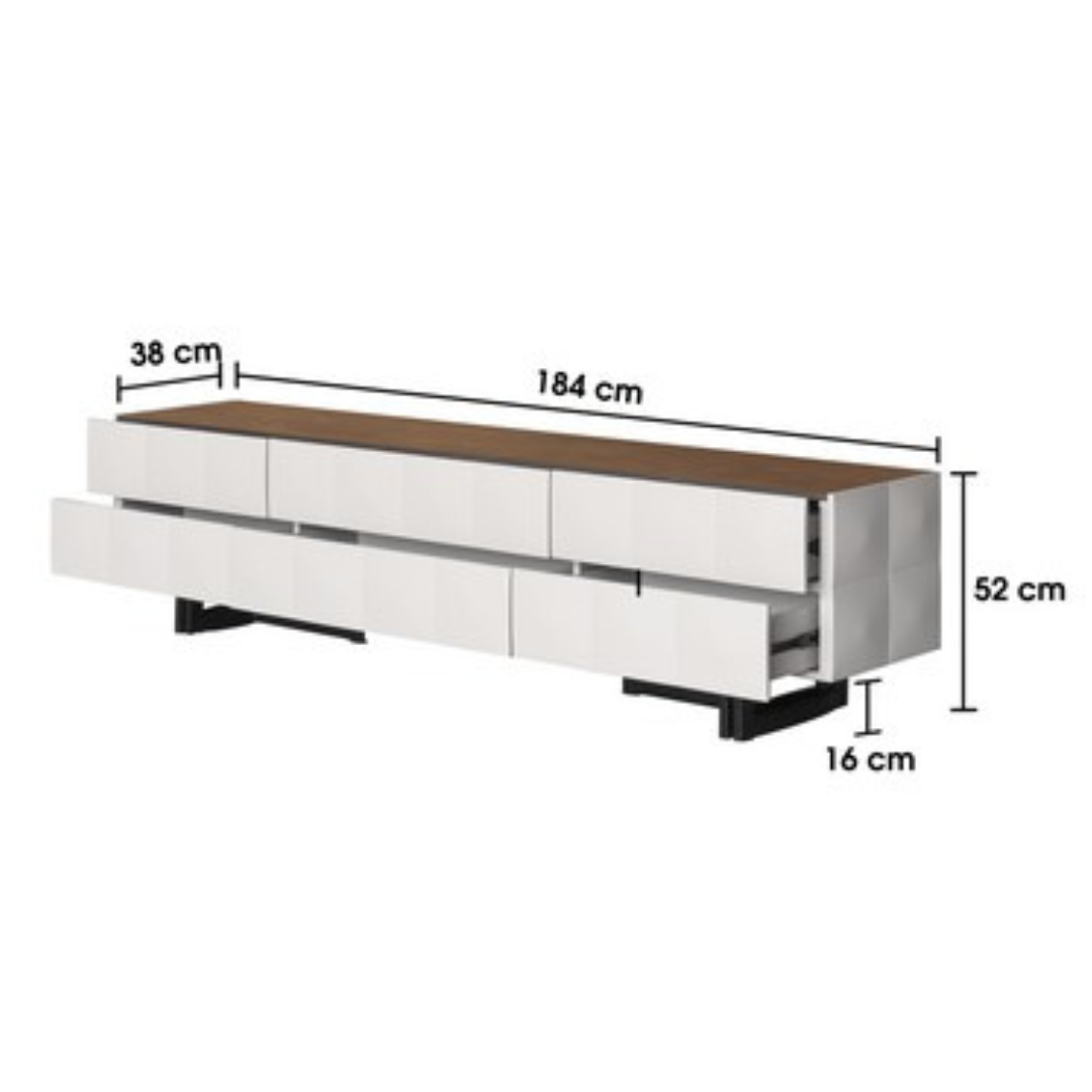 Ascend TV Cabinet by Wood Haven