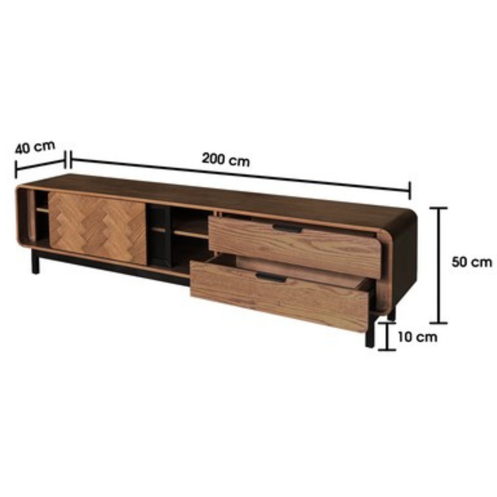 Nordica TV Cabinet by Wood Haven