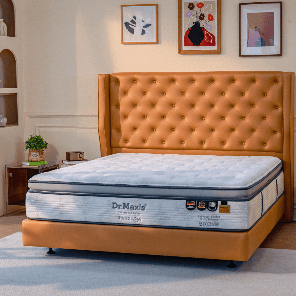 Dr.Maxis Paiza Gold 14 Inch Pocketed Spring Mattress