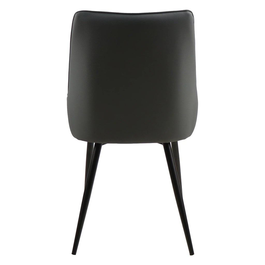 Black chair with a white background
