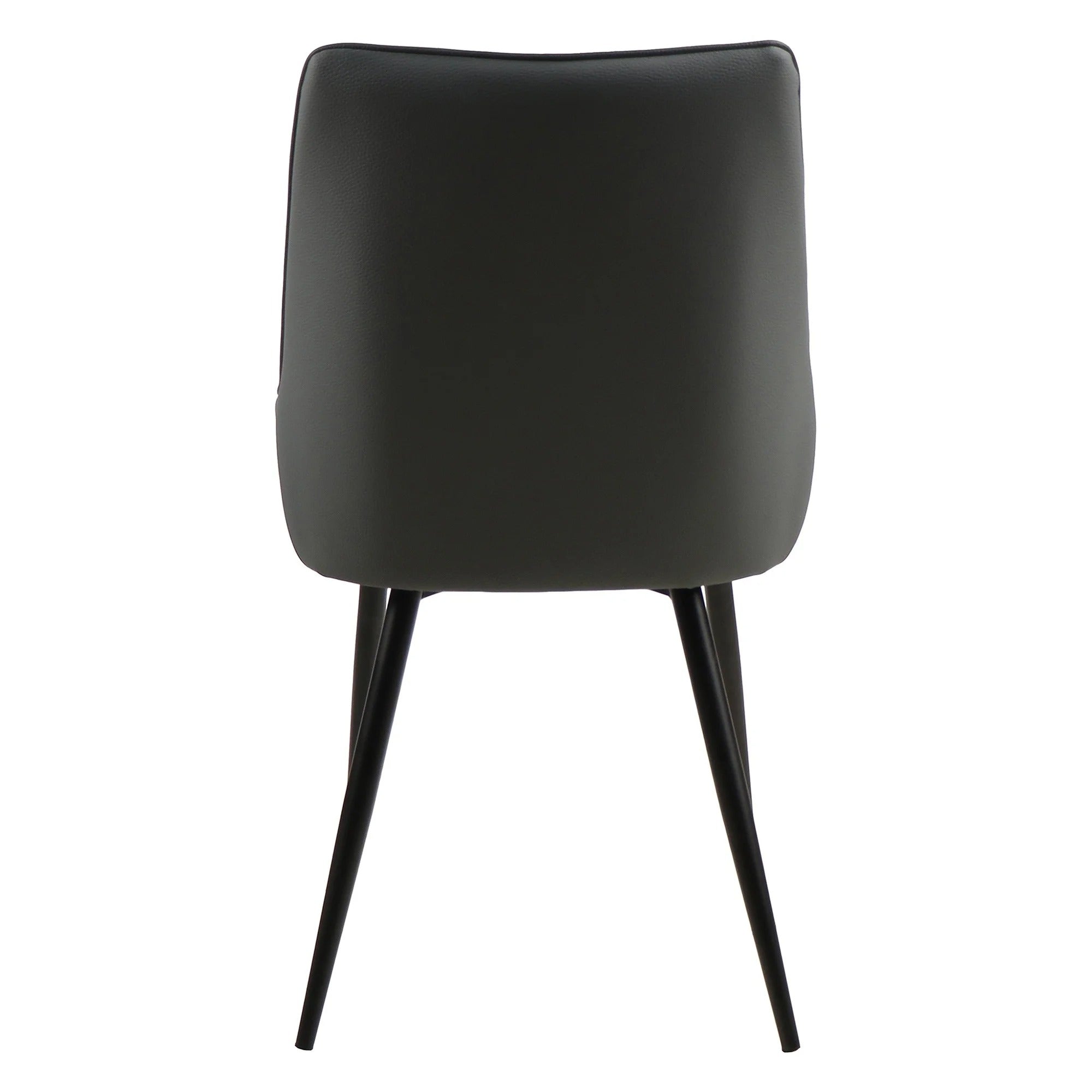 Black chair with a white background