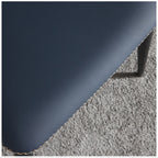 Close-up of textured blue and gray materials