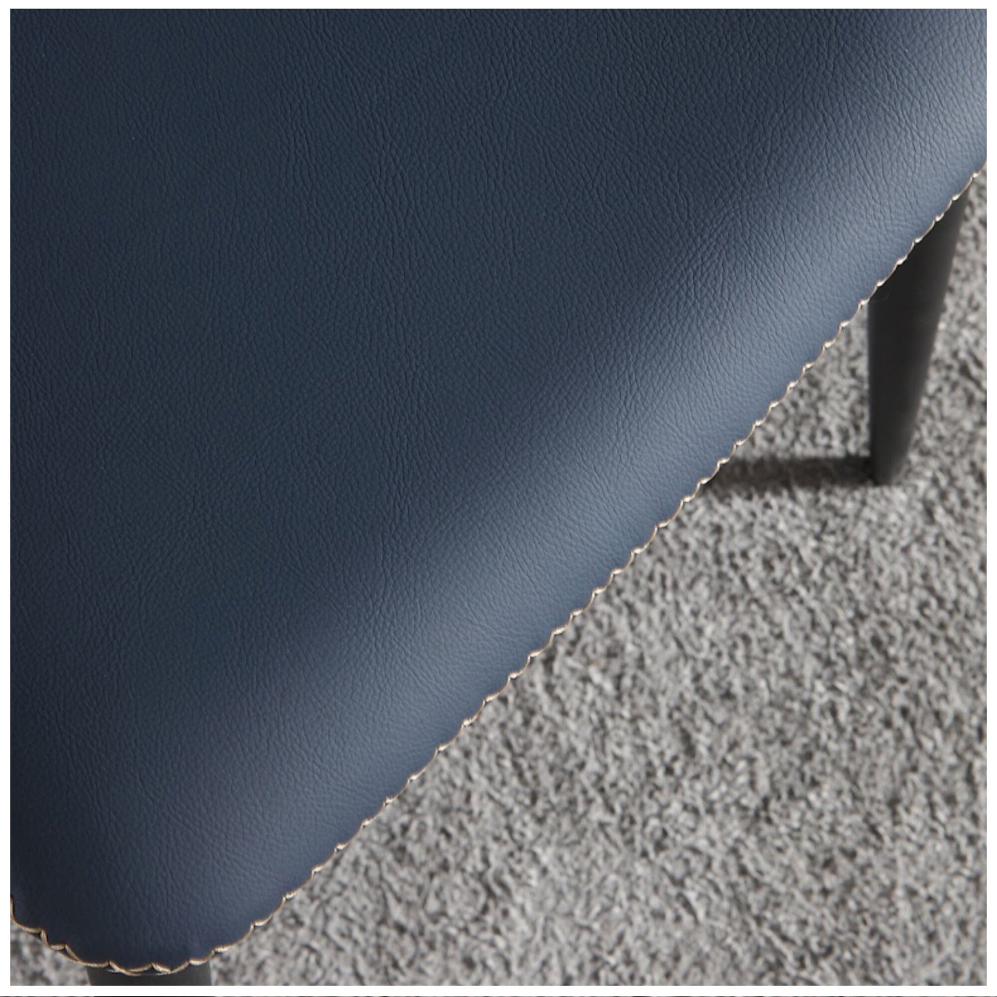 Close-up of textured blue and gray materials