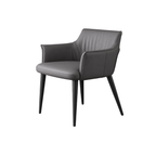 Gray armchair on a white background