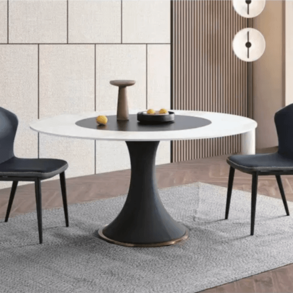 Symphony Sintered Stone Round Dining Table